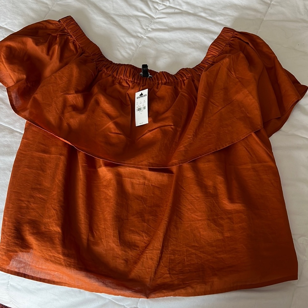 Express off shoulder top